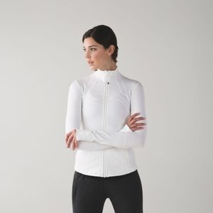 Lululemon White Define Jacket Size 10